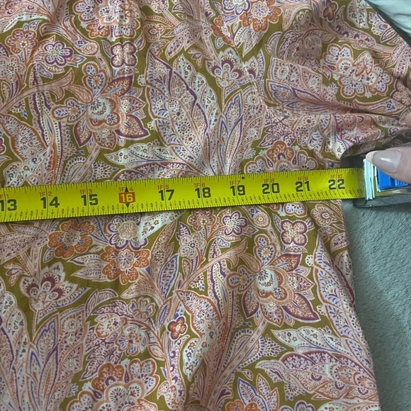 Sundance Women’s Pull Over Shirt Poppy Bloom Blouse 100% Cotton Size Small - Picture 8 of 8